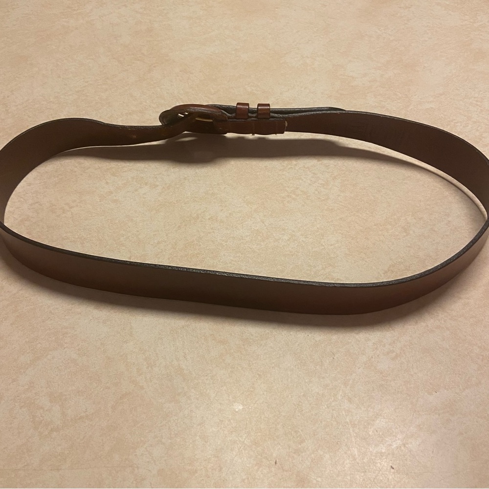 Vintage Gap Belt Womens 31”-34” USA Made Brown Leather Retro 80s 90s Classic - Picture 4 of 12